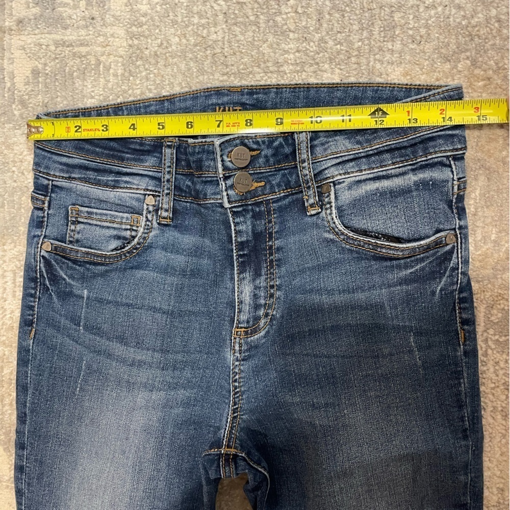 KUT FROM THE KLOTH Women’s Size 6 High Rise Toothpick Slinny, Double Button, EUC - Picture 14 of 14